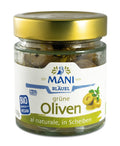 bio Grüne Oliven al naturale in Scheiben  120g