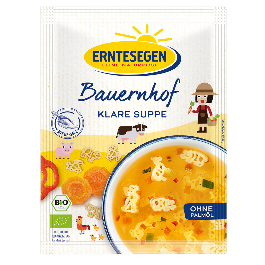 bio Bauernhof Klare Suppe für 0,5Ltr  55g