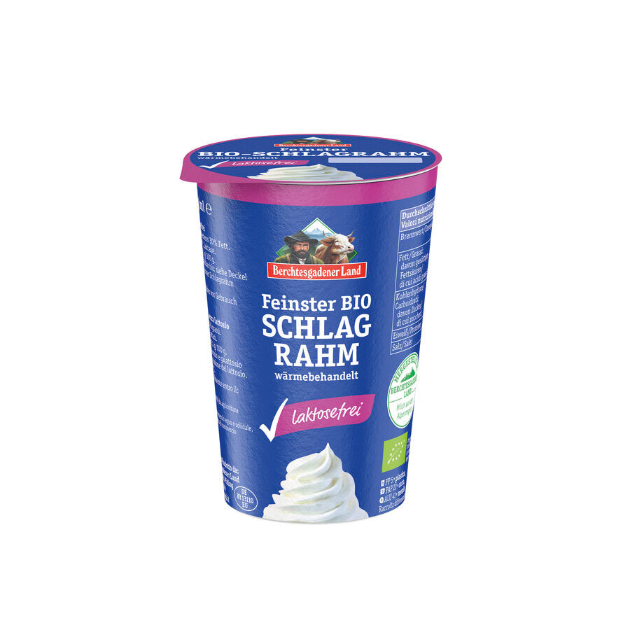 bio Schlagrahm, laktosefrei 30%  200g