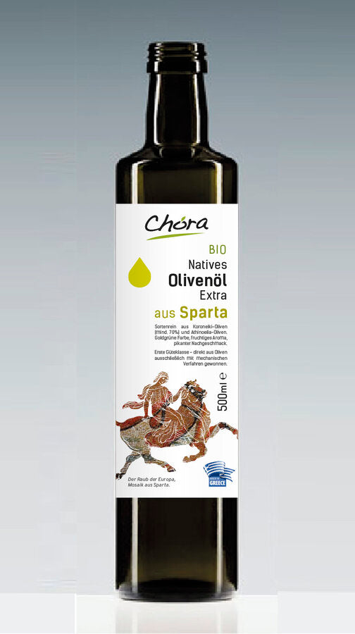 bio Olivenöl nativ extra aus Sparta  500ml
