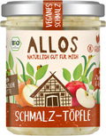 bio Schmalz Töpfle mit Zwiebeln und Äpfeln  150g