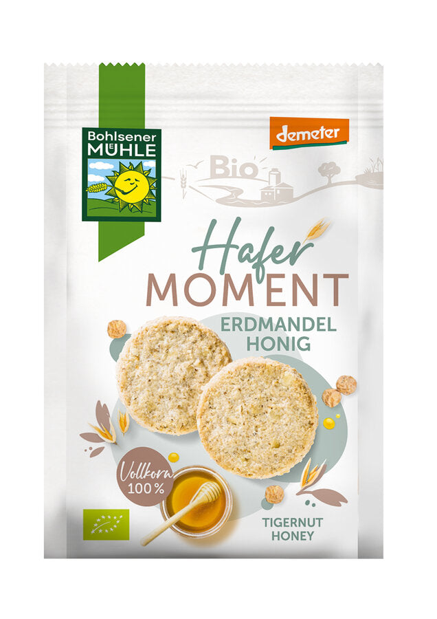 bio Hafer Moment Keks Erdmandel Honig  125g