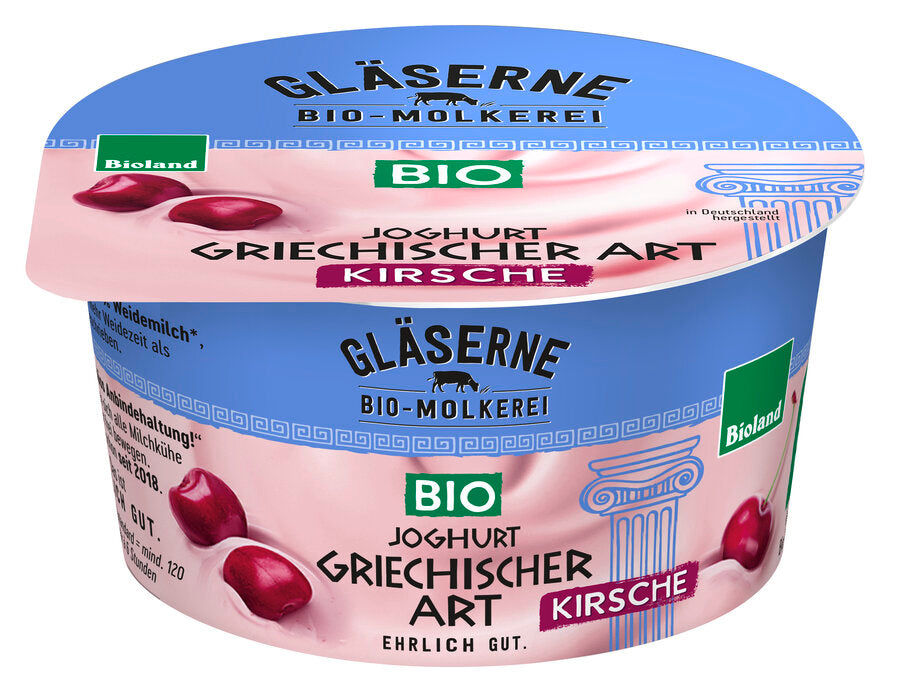bio Joghurt griechischer Art Kirsche 7,5%  150g