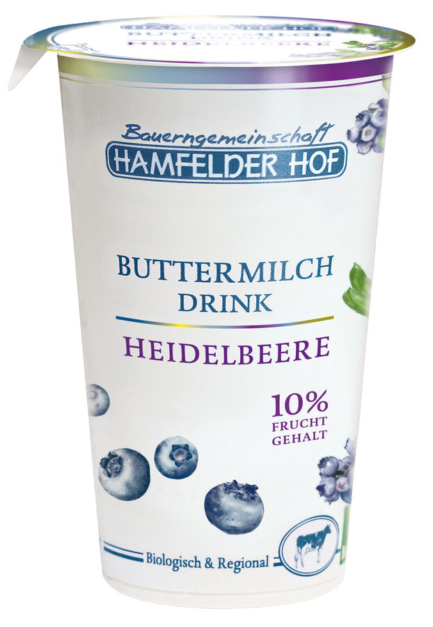 bio Buttermilchdrink Heidelbeere  250g