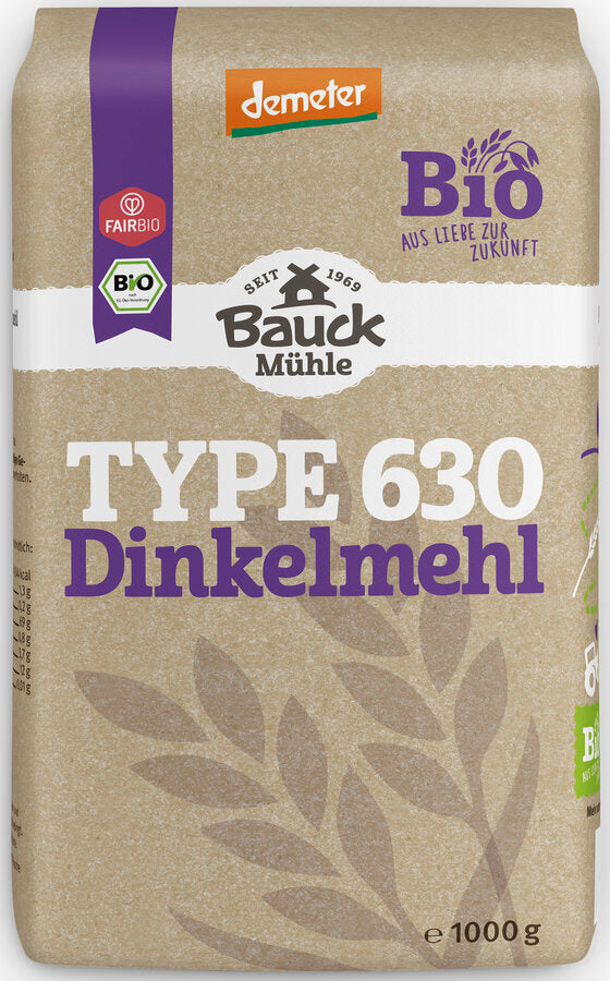 bio Dinkelmehl  T630, hell  1kg