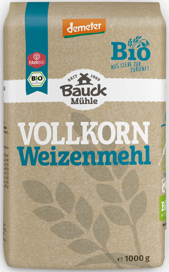 bio Weizenmehl Vollkorn  1kg