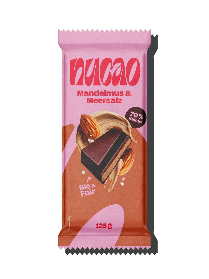 bio Schokoladentafel Almond Butter & Sea Salt  125g