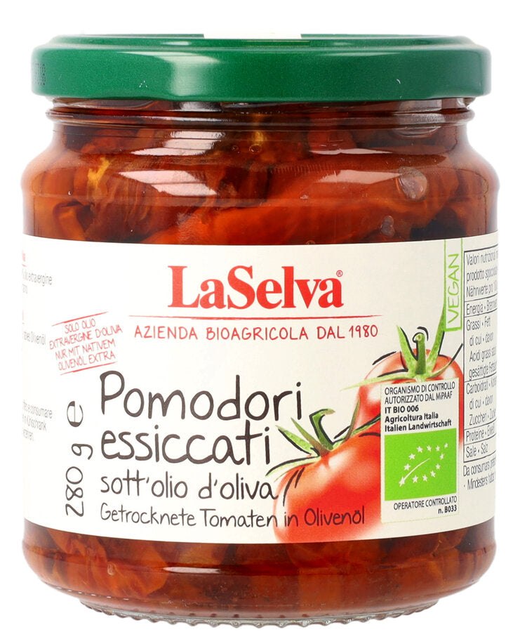 bio Tomaten in Olivenöl, getrocknet  280g