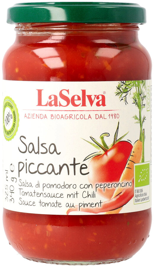 bio Salsa piccante - Tomatensauce leicht pikant  340g