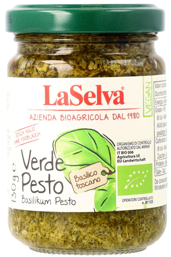 bio Pesto Verde - Basilikum Pesto  130g