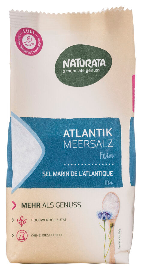 bio Atlantik Meersalz, fein  500g