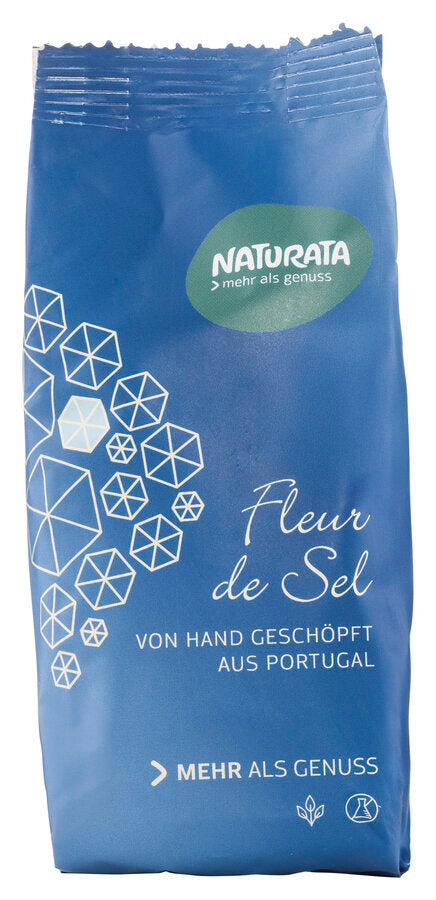 bio Fleur de Sel, handgeschöpft, Nachfüller  150g