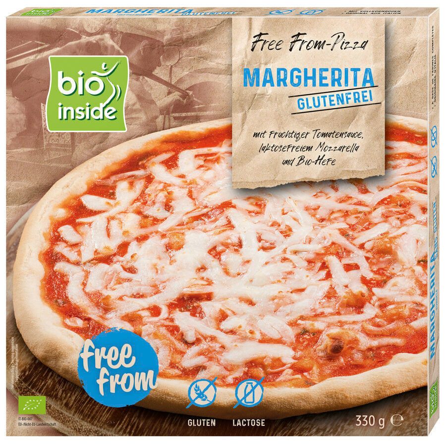 bio Pizza Margherita, glutenfrei  330g