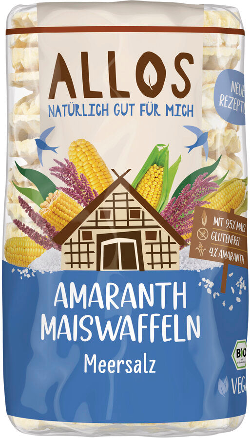 bio Amaranth Maiswaffeln Meersalz  115g