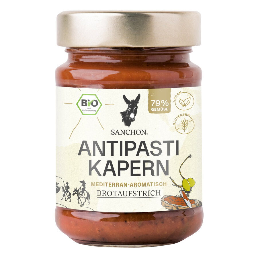 bio Brotaufstrich Antipasti Kapern  190g