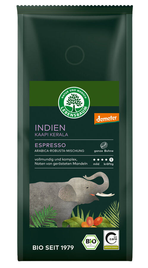 bio Indien Espresso, Bohne  250g