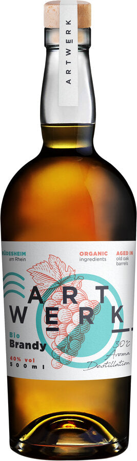 bio ARTWERK Brandy 40% Vol.  0,5Ltr