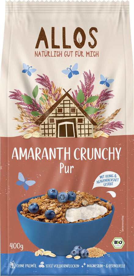 bio Amaranth Crunchy pur  400g