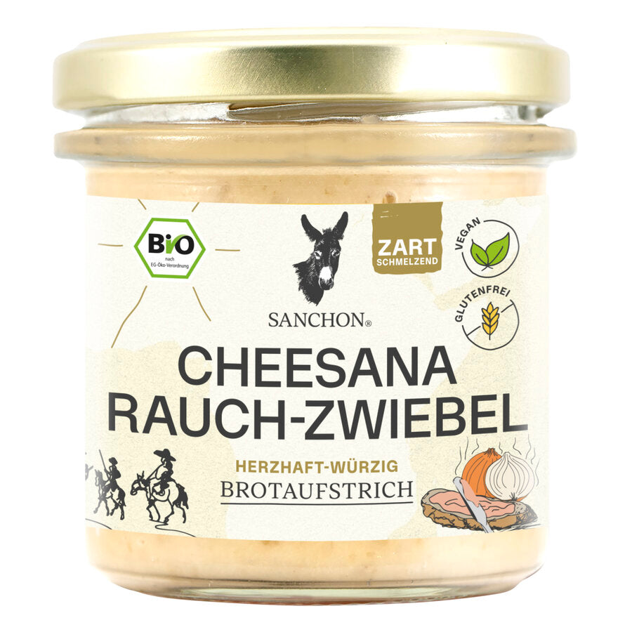 bio Brotaufstrich Cheesana Rauch Zwiebel  135g