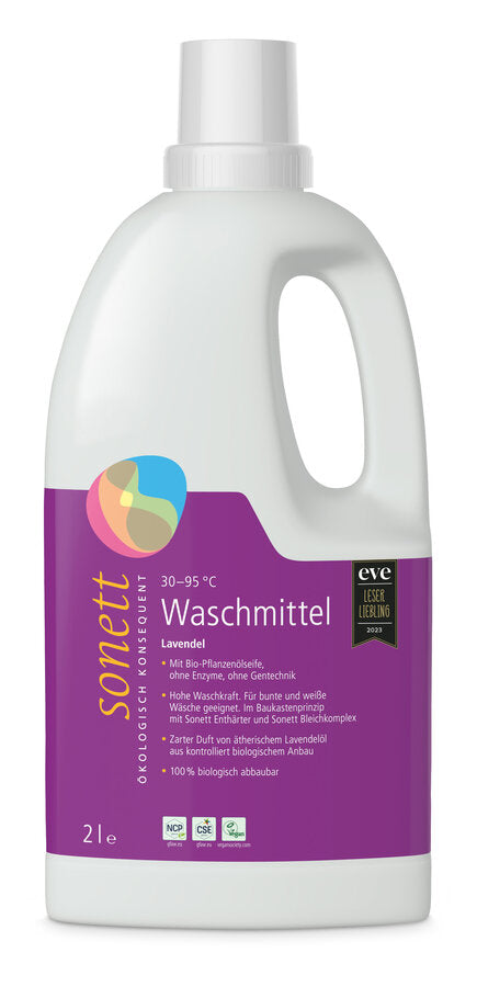 Waschmittel flüssig Lavendel  2Ltr