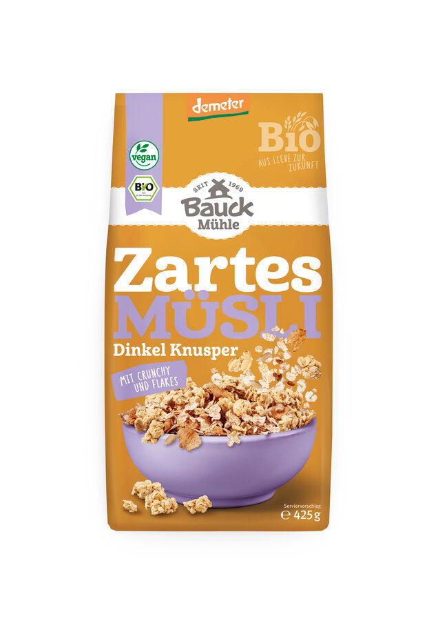 bio Dinkelmüsli Knusperzart  425g