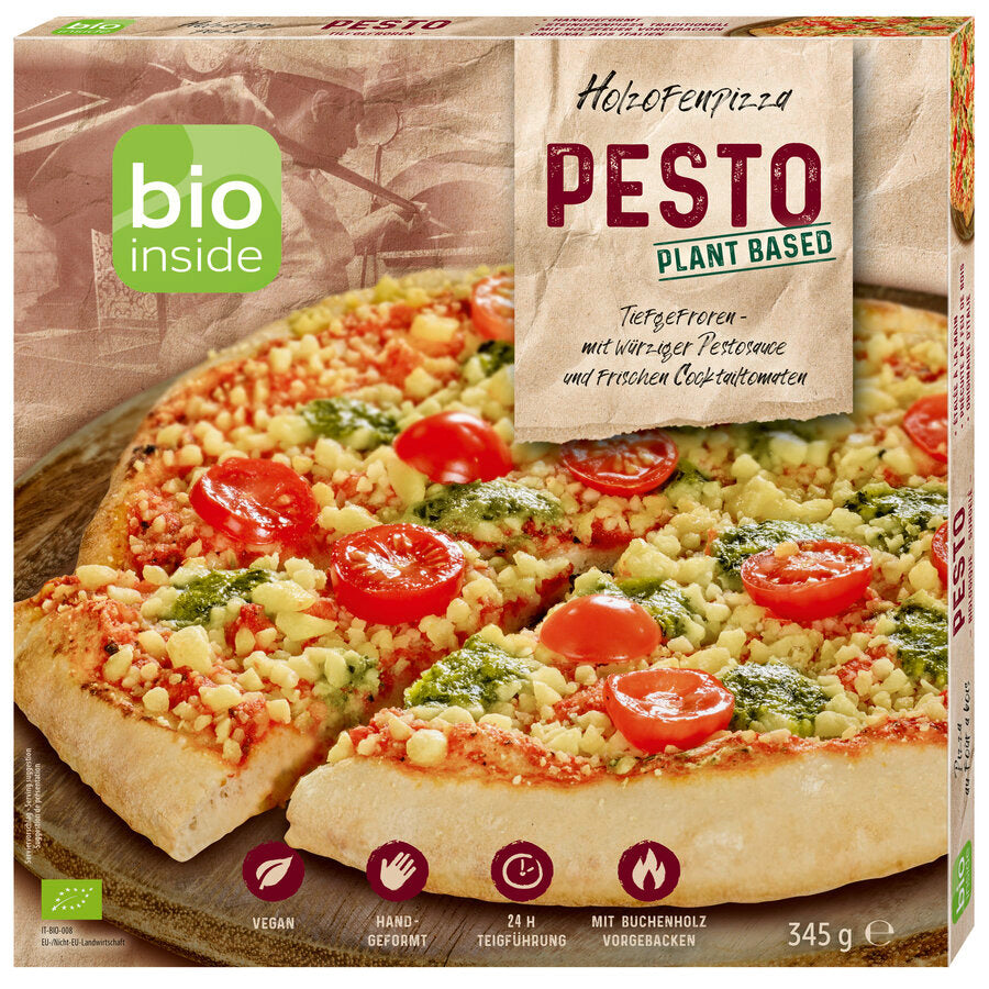 bio Holzofen Pizza Pesto, vegan  345g