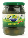 bio Salzgurken, milchsauer  580ml ATG 300g