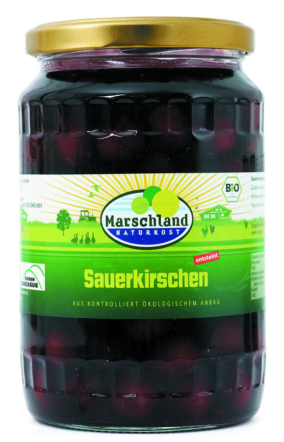 bio Sauerkirschen, ohne Stein  720ml ATG 360g
