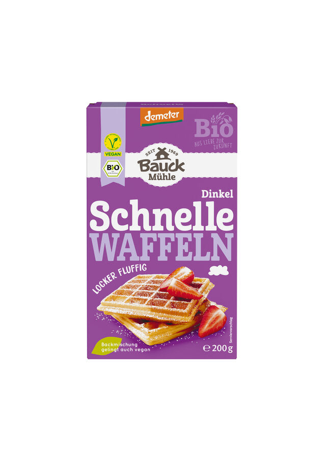 bio Dinkel Waffeln Backmischung  200g