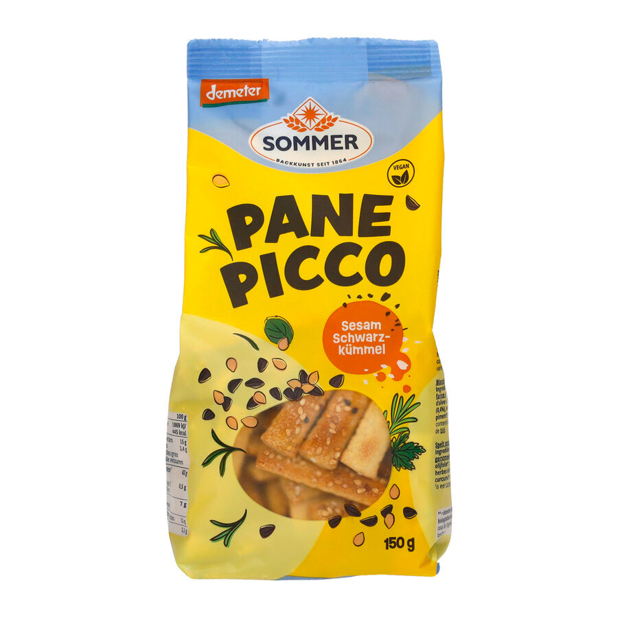 bio Pane Picco Sesam Schwarzkümmel  150g
