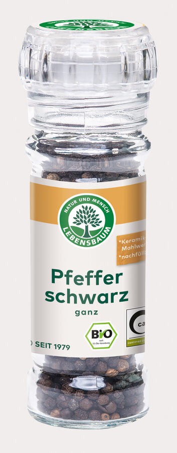bio Pfeffer, schwarz, ganz  45g
