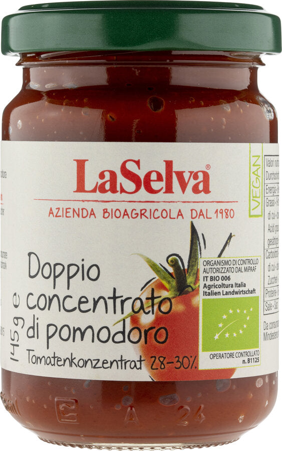 bio Tomatenmark, doppelt konzentriert 28/30%  145g