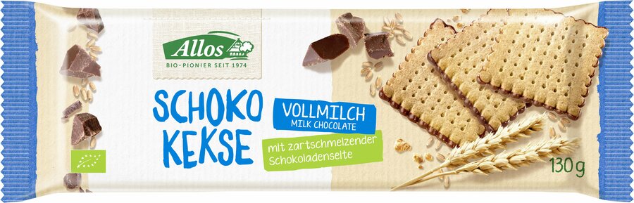 bio Schoko Kekse Vollmilch  130g