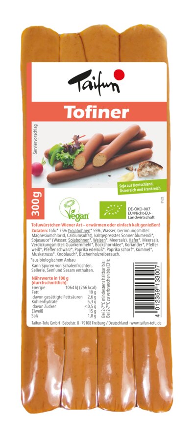 bio Tofiner 4St.  300g
