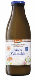 bio Vollmilch, Flasche 3,8%  1Ltr