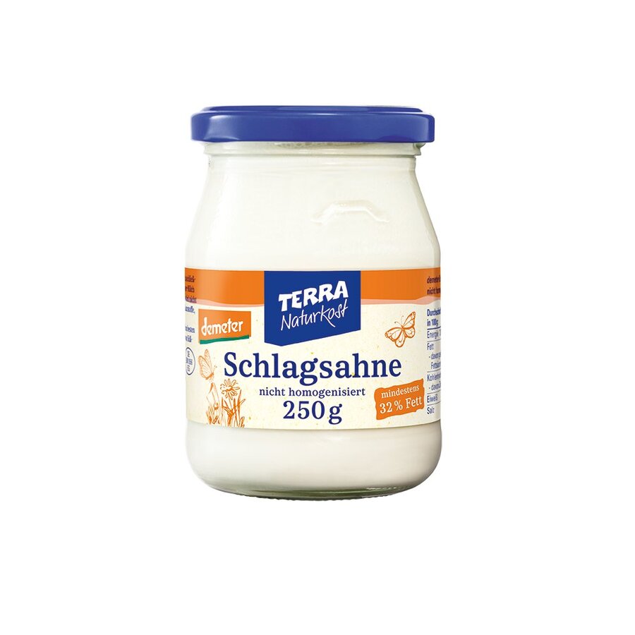 bio TERRA Schlagsahne 32%  250g