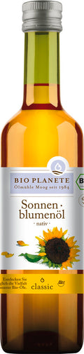 bio Sonnenblumenöl, nativ  500ml