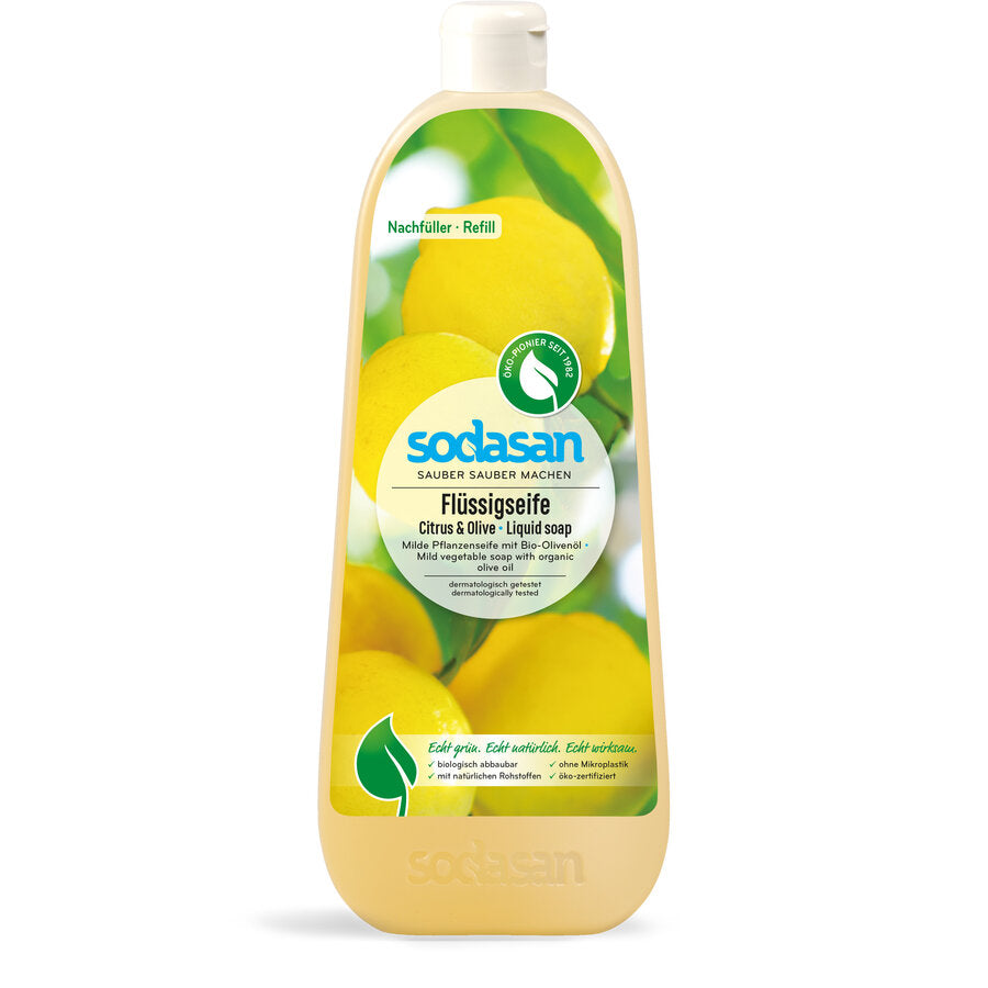 Nachfüller Flüssigseife Citrus Olive  1Ltr