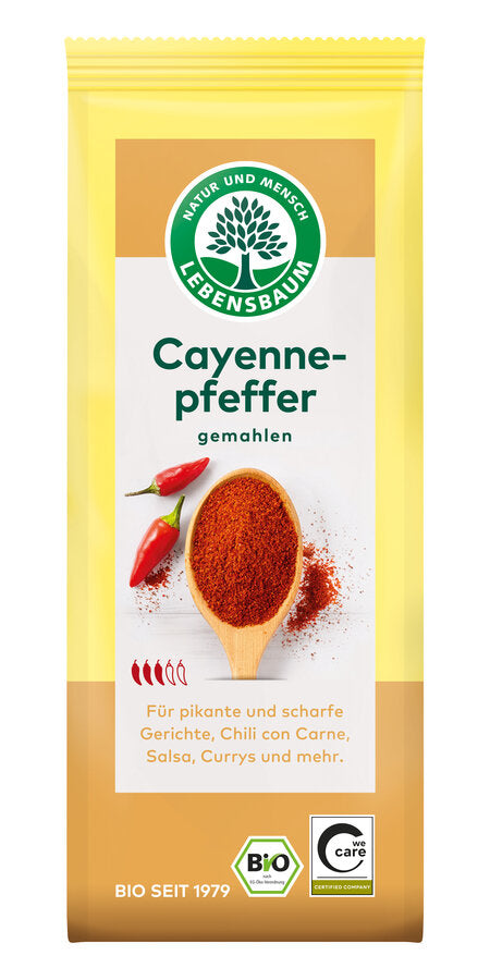 bio Chilipulver (Cayennepfeffer)  50g