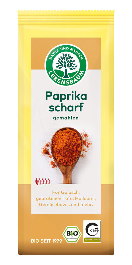 bio Paprika, scharf  50g
