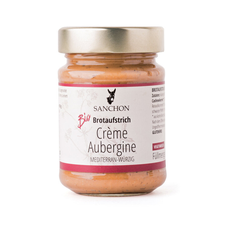 bio Brotaufstrich Crème Aubergine  190g