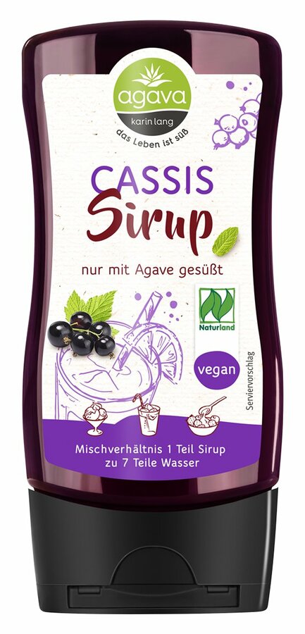 bio Cassissirup, Spenderflasche  350g