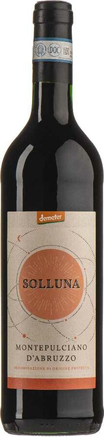bio Solluna Montepulciano d'Ábruzzo DOP  0,75Ltr