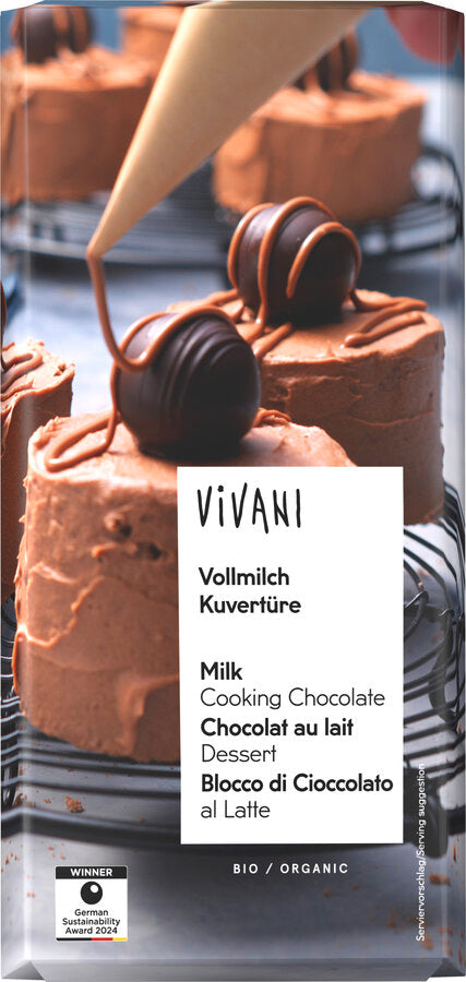 bio Vollmilch Kuvertüre  200g