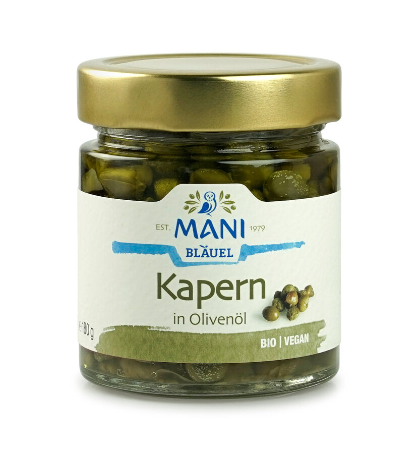 bio Kapern in Olivenöl  180g ATG 120g