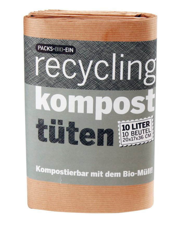 bio Packs Bio Ein Abfallbeutel Komposttüten  10St