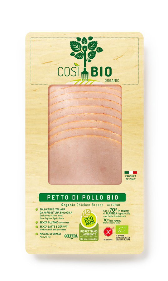 bio Hähnchenbrust, gebraten Aufschnitt  80g